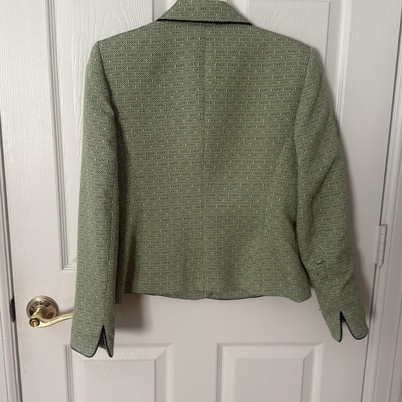 Women's blazer lime, green and black Jones studio size 8 - Picture 3 of 3